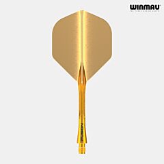 ALL in ONE / pero z nastavkom WINMAU / Fussion / Integradet Flight & Shaft / orange PIKADO.shop®2