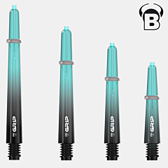 Trupi za pikado puščice BULL'S "B-Grip-2 TTB" Black-Mint PIKADO.shop® 1
