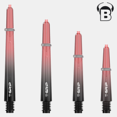 Trupi za pikado puščice BULL'S / B-Grip-2 TTB / black-red PIKADO.shop®1