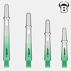 Trupi za pikado puščice BULL'S "B-Grip-2 TTC" Green-Clear PIKADO.shop® 1