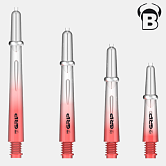 Trupi za pikado puščice BULL'S "B-Grip-2 TTC" Red-Clear PIKADO.shop® 1