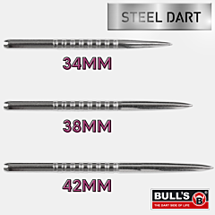 Kovinske konice za pikado puščice BULL'S "GP3 Dart Point" PIKADO.shop®1