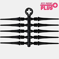 Kratke pikado konice COSMO DARTS / Fit Point Plus  (2)  25mm / black PIKADO.shop®1