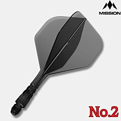 MISSION | Force 90 Vortex | Flightsystem | No.2 | Clear Black - PIKADO.shop