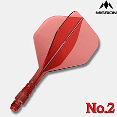 MISSION | Force 90 Vortex | Flightsystem | No.2 | Red - PIKADO.shop