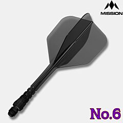 MISSION | Force 90 Vortex | Flightsystem | No.6 | Clear Black - PIKADO.shop