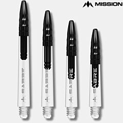 MISSION | Sabre Shafts | Clear - Black | pikado trupi - PIKADO.shop 