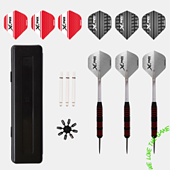 Pikado puščice XQMax "Rubberised Dart SET" s kovinsko konico PIKADO.shop® 1