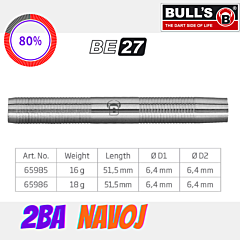 Pikado uteži BULL'S "BE27" za puščice s plastično konico PIKADO.shop®1