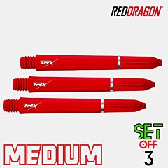 SET pikado nastavkov RED DRAGON / TRX / Medium 48 mm / Red