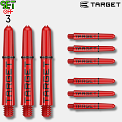 SET pikado nastavkov / TARGET / Pro Grip / TAG / red / PIKADO.shop®1