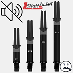 Trupi za pikado puščice L-style "Silent Straight Spinner" Black PIKADO.shop® 1