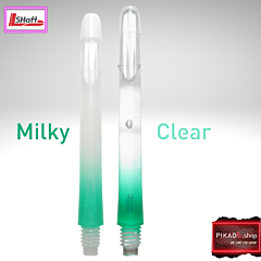 Trupi za pikado puščice L-style "Two Tone Lock Straight" Milky-Green PIKADO.shop®1