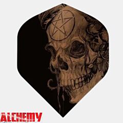 ALCHEMY / Dart Flights / NO2 / Copper - Samain Skull / pikado perice PIKADO.shop®1