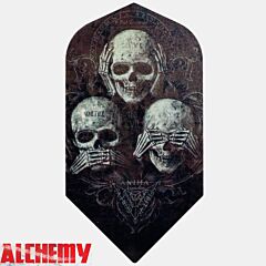 ALCHEMY / Dart Flights / Slim  / 3 Wise Skulls / pikado perice PIKADO.shop®1