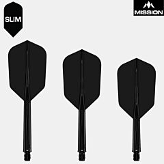Enotni sistem pikado peres MISSION /  Force 90 / Slim  / Black PIKADO.shop®1