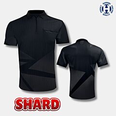 Funkcionalna športna polo majica HARROWS / SHARD / Black PIKADO.shop®1