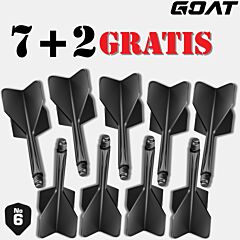 GOAT | A1R | Flight System Set - XL | No. 6 | Black -PIKADO.shop