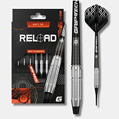 GOAT Reload Soft Tip puščice – 80 % Tungsten, Black & Silver, 18 g - PIKADO.shop