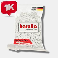 KARELLA / Keypoint konice za pikado / 1000 kos / 2BA / bela / PIKADO.shop®1