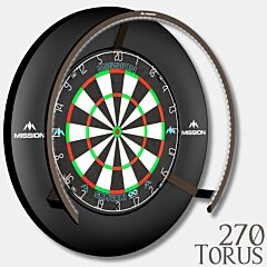 MISSION | Torus 270 | LED osvetlitev za pikado tarčo | Green - PIKADO.shop