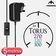 MISSION | Torus LED Power Adapter | rezervni napajalnik (5m) - PIKADO.shop