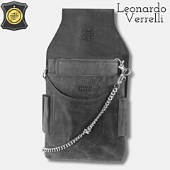 Moška usnjena naramna torba Leonardo Verelli / SIRIN / črna PIKADO.shop®1