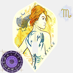 Pikado peresa L-style Zodiac "SCORPIO" Standard L1-PRO