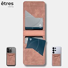 Slim univerzalni magnetni etui za kartice / êtres / Deux / pink / PIKADO.shop®1