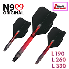 Trupi za pikado puščice L-style N9 "Twin Color Lock Straight" Black-Pink