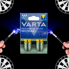 Polnilne baterije VARTA "Recharge Accu Recycled" AAA 800mAh PIKADO.shop®1