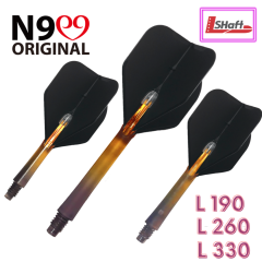 Trupi za pikado puščice L-style N9 "Twin Color Lock Straight" Black-Orange