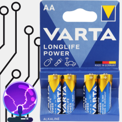 Alkalne baterije VARTA - Longlife Power AA LR6
