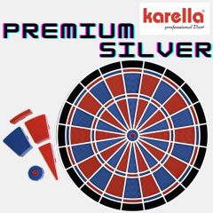 Komplet segmentov za pikado tarčo KARELLA / Premium Silver PIKADO.shop®1