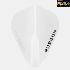 Pikado peresa ROBSON Plus Dart Flight / Crystal Clear White PIKADO.shop®1