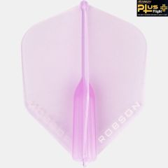 Pikado peresa ROBSON Plus Dart Flight / Shape Crystal Clear Pink PIKADO.shop®1