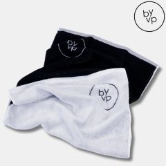 Športna brisača / By VP / Padel Collection / 100x50 Cotton Towel / Black & White