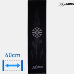 Tepih za pikado XQMax / Dartboard / Black - Grey / 60