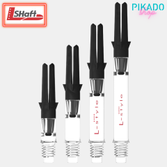 Trupi za pikado puščice L-style "Carbon Silent Straight Spinner" Clear-Black PIKADO.shop® 1