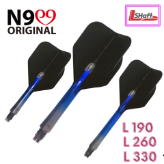 Trupi za pikado puščice L-style N9 "Twin Color Lock Straight" Black-Blue