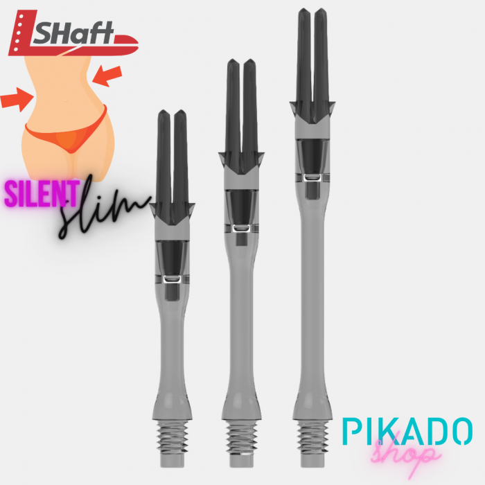 Trupi za pikado puščice L-style "Silent Slim Spinner" Black